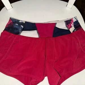 Lululemon Pink Active Shorts sz 6